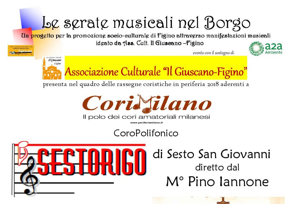 serate musicali nel borgo Figino Milano