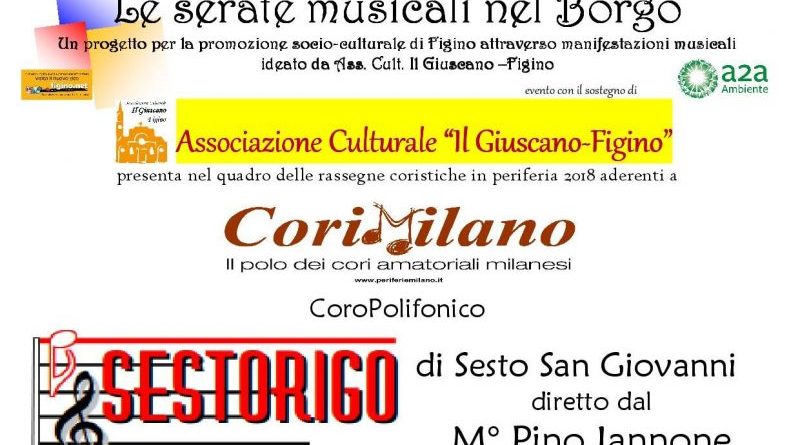 serate musicali nel borgo Figino Milano