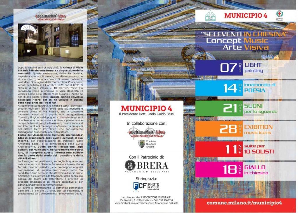 sei eventi in chiesina