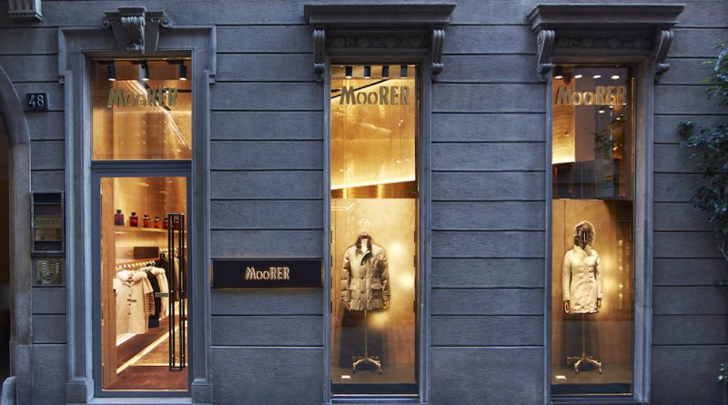 negozio Moorer in via della Spiga