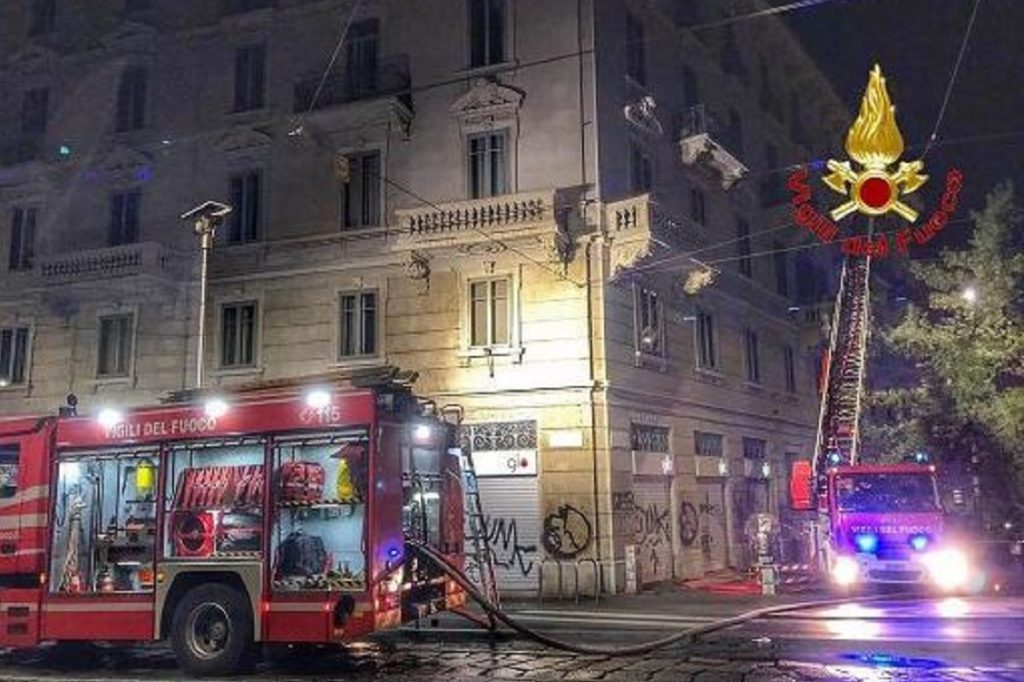incendio viale Gorizia 34 Milano