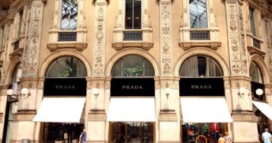 negozio Prada in Galleria a Milano