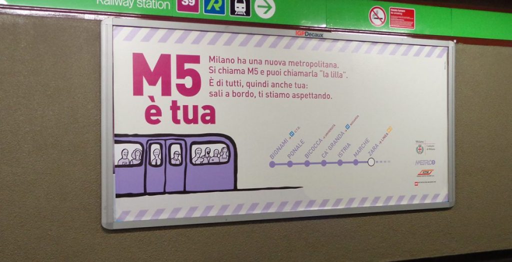 Prolungamento della metropolitana lilla da Milano fino a Monza