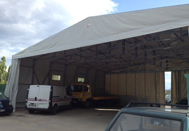 phoca tunnel doppia falda - tendostrutture g4 energy in pvc