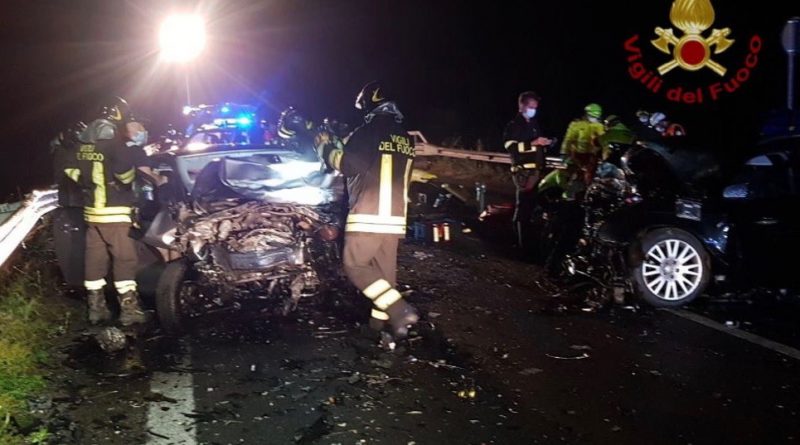 schianto tra Esine e Darfo Boario Terme