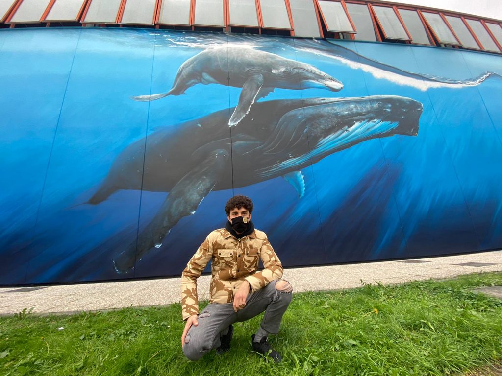 Milano Nuovo murales Retake per la Piscina Procida