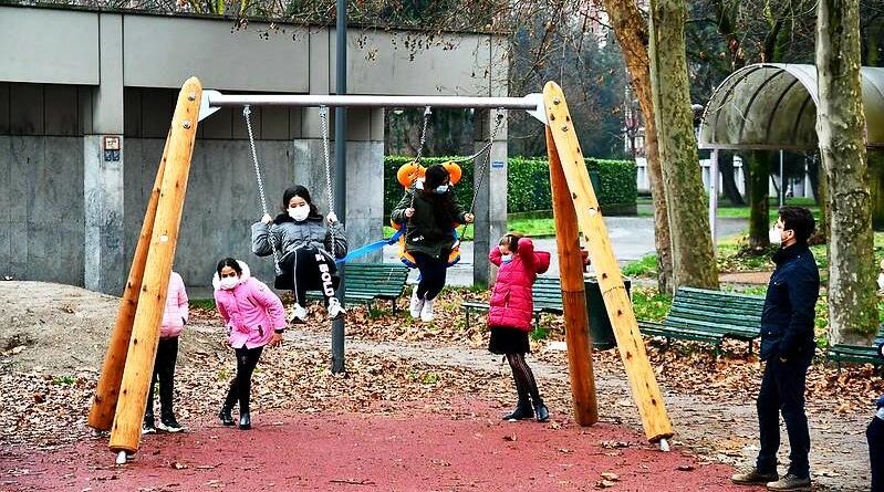 Milano nuovo parco giochi accessibile in Piazza Paci