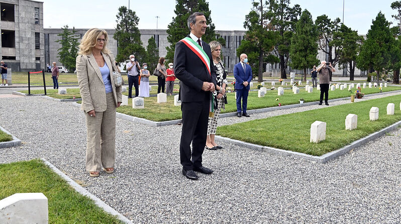 Cimitero Maggiore. Campo 87, un monumento alla memoria delle vittime della pandemia - ph comune milano