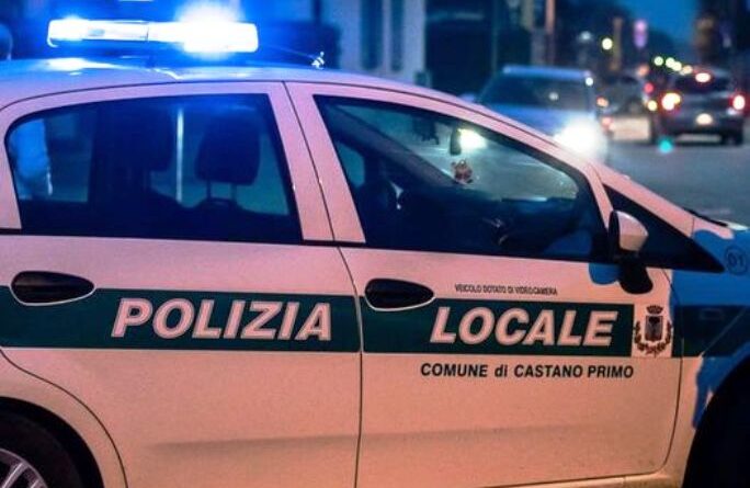Polizia locale Castano Primo - ph profilo fb sindaco