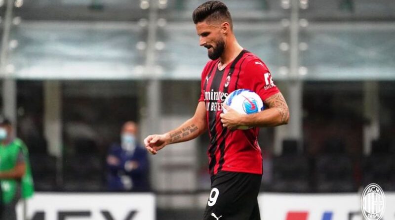 Olivier Giroud - ph profilo ufficiale Milan