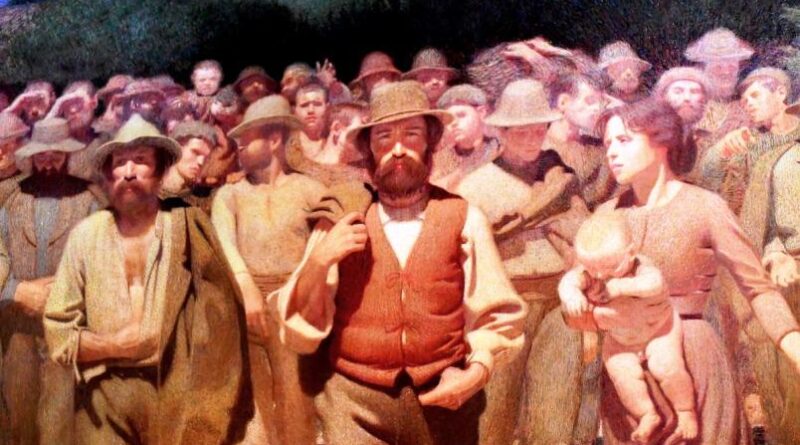 Il quarto stato di Pellizza da Volpedo torna a Milano - ph comune