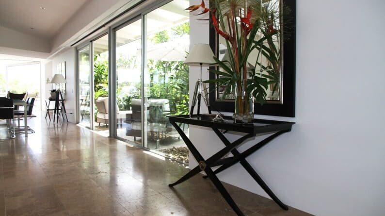 parete mobile vetrata