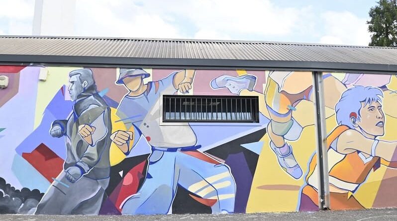 il murale I Valori dello Sport ph Comune Milano